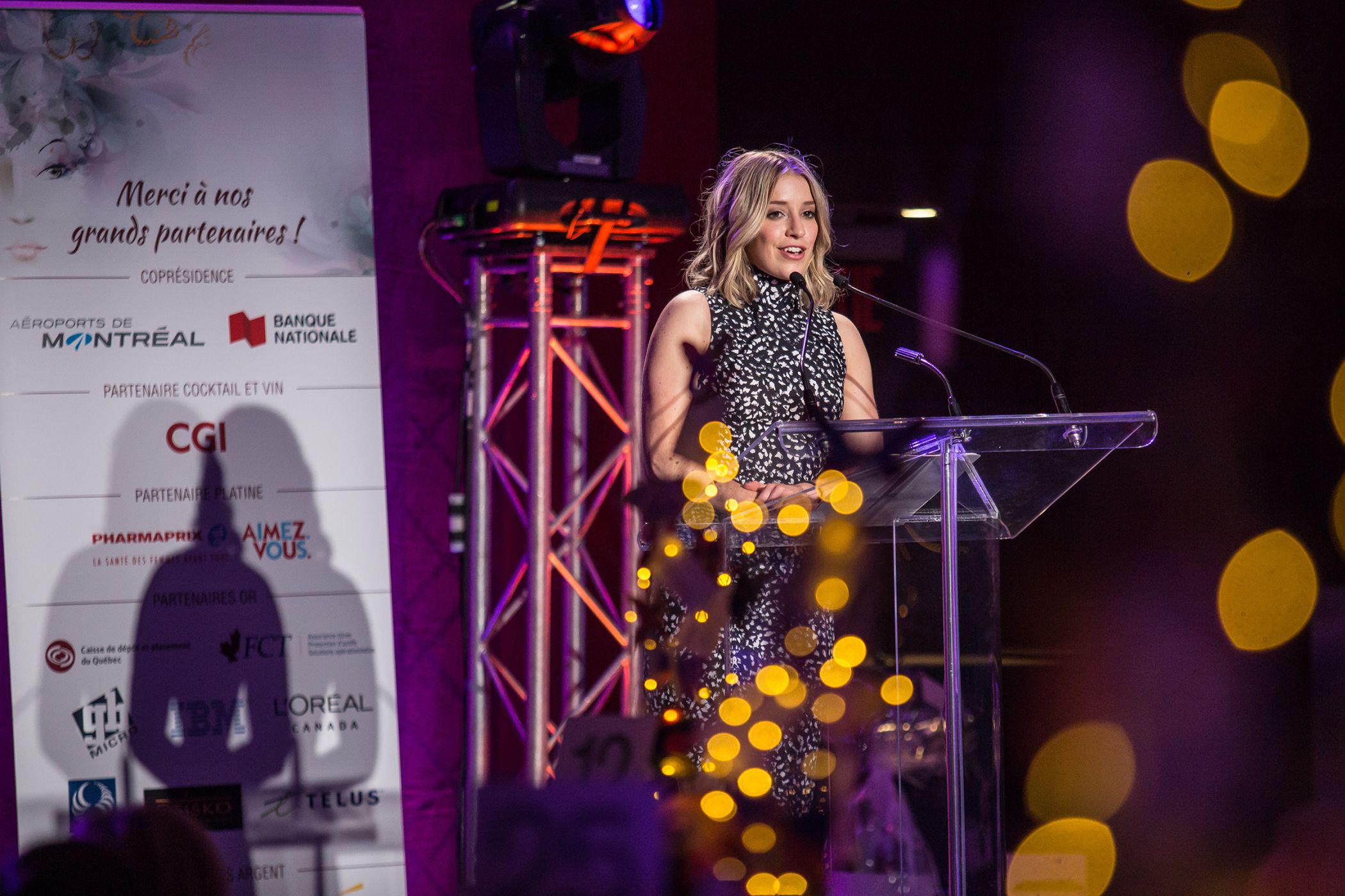 Valérie Chevalier is hosting the event.